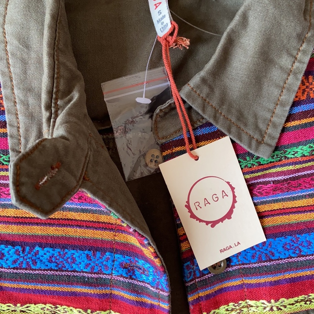 Raga The Chandler army-style fringe boho jacket - Picture 9 of 14